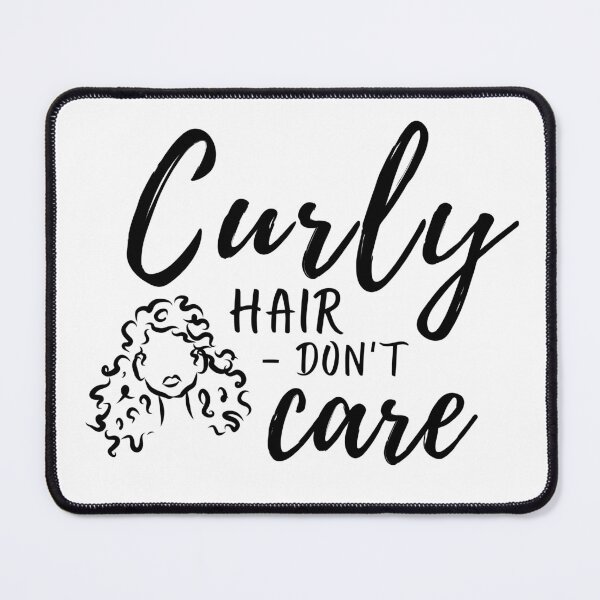 Item preview, Curly Hair - Don't Care (Half Up) designed and sold by Curly-Cuties.
