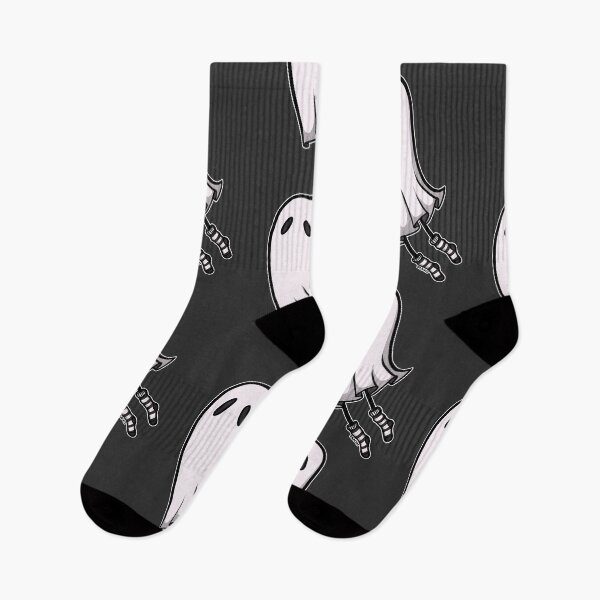 Item preview, Striped Socks Ghost designed and sold by JanGrackle.