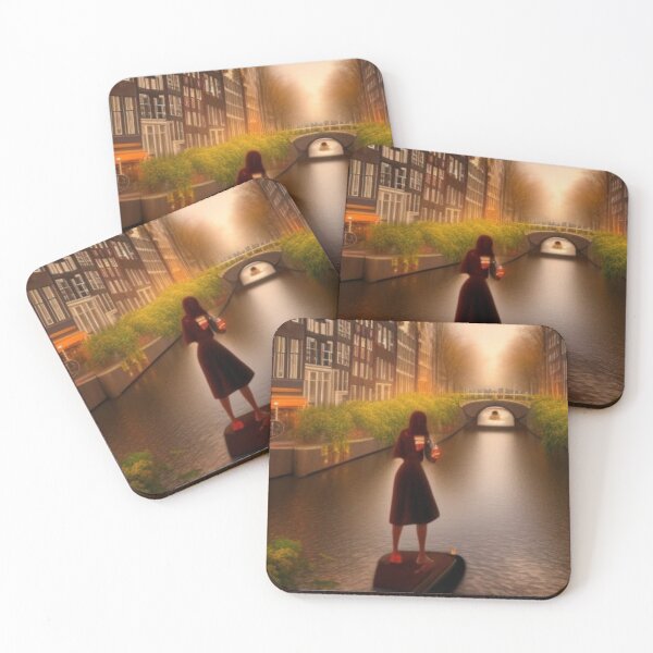 Item preview, Sailing on the canals of Amsterdam designed and sold by LiedevinArt.