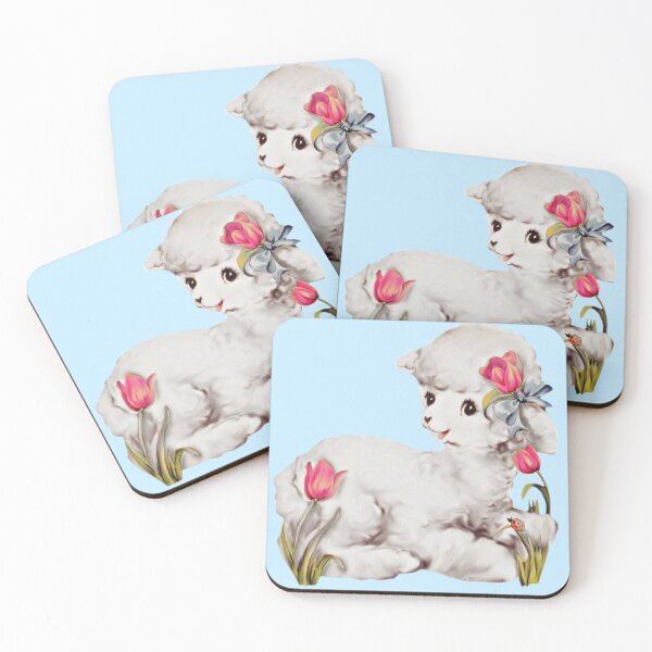 Item preview, Vintage coquette sheep  designed and sold by Pixiedrop.