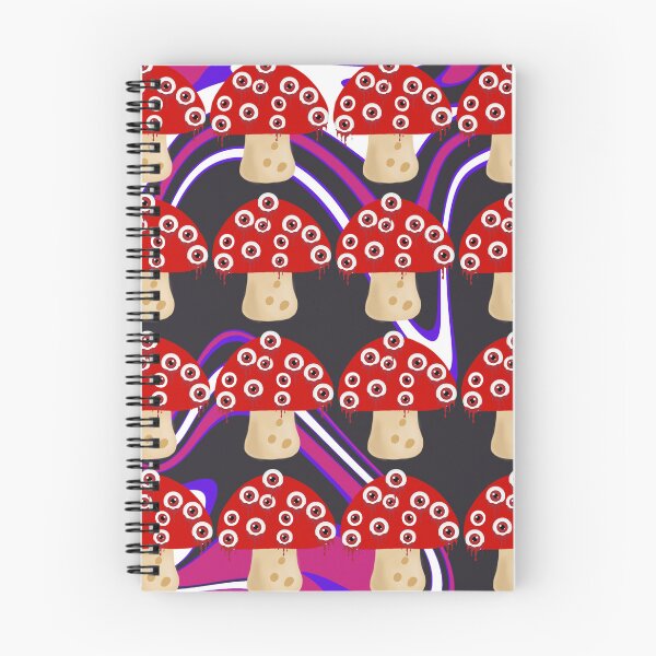 Item preview, Weirdcore mushroom abstract purple background designed and sold by ClockInClockOut.