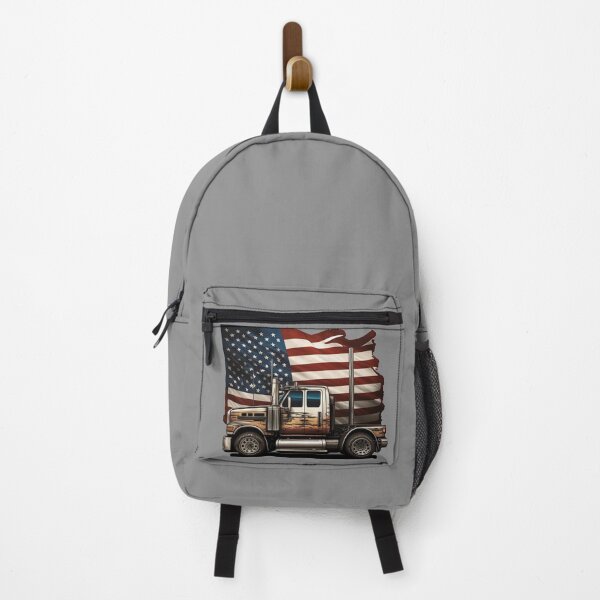 Item preview, USA flag on the truck designed and sold by pixeldizajn.