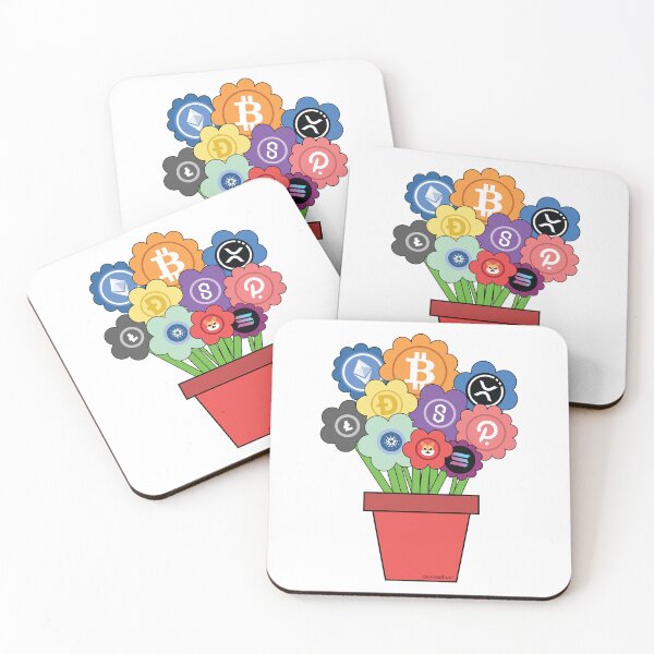 Item preview, Crypto Flower Pot Top 10 Crypto Investment Growing Plants For Biggest Cryptocurrency Fans designed and sold by doseofwin.