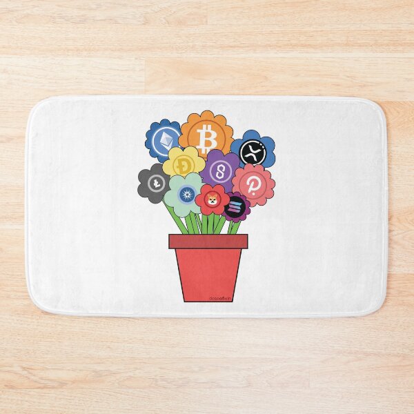 Item preview, Crypto Flower Pot Top 10 Crypto Investment Growing Plants For Biggest Cryptocurrency Fans designed and sold by doseofwin.