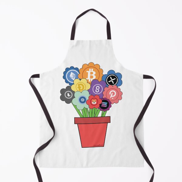 Item preview, Crypto Flower Pot Top 10 Crypto Investment Growing Plants For Biggest Cryptocurrency Fans designed and sold by doseofwin.