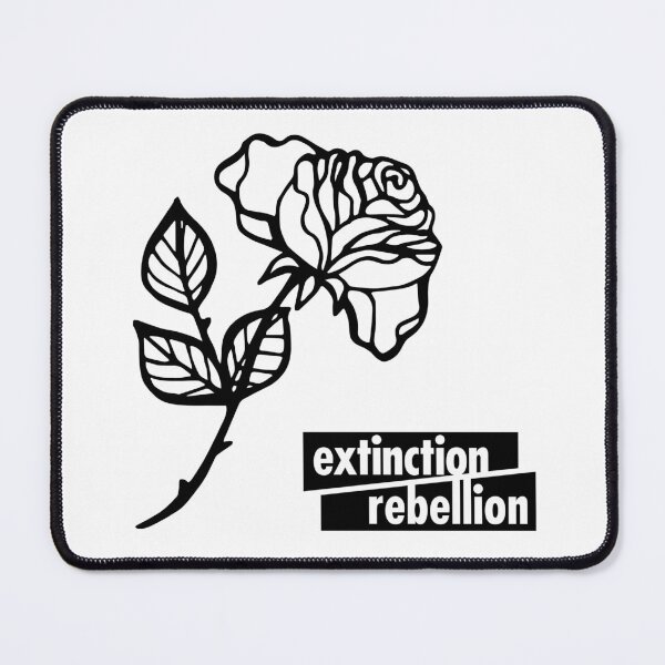 Item preview, Extinction Rebellion rose designed and sold by Ecorevolution.