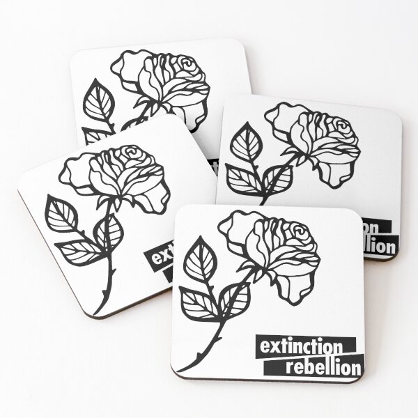 Item preview, Extinction Rebellion rose designed and sold by Ecorevolution.