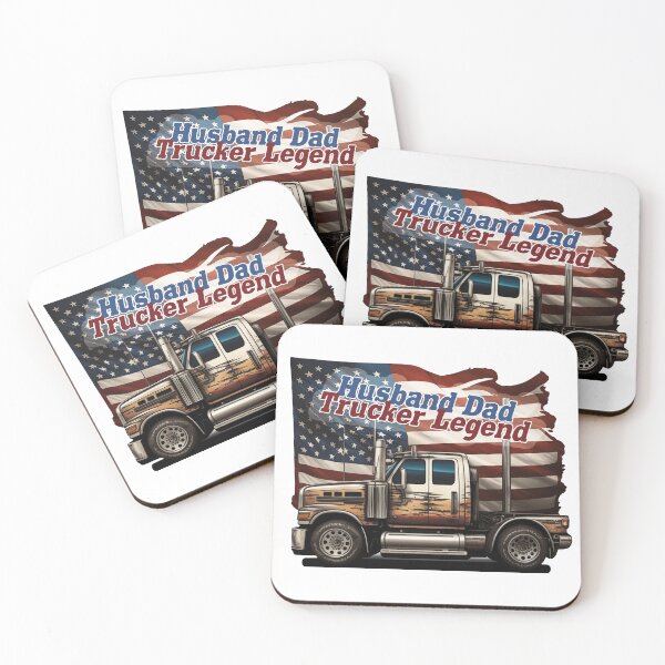 Item preview, Husband Dad Trucker Legend designed and sold by pixeldizajn.