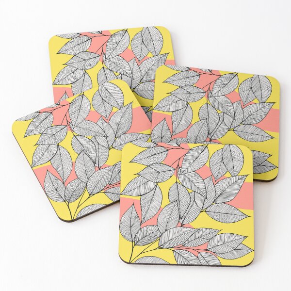 Item preview, Retro Circle Leaves #2 designed and sold by EniPennyDesigns.