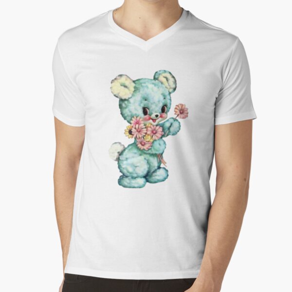 Cute Coquette Bear Aesthetic Trendy T-Shirt : : Fashion