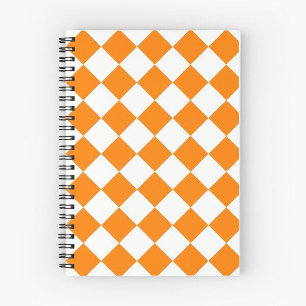 Item preview, sloping chessboard, saturated orange and white designed and sold by AK-minimalist.