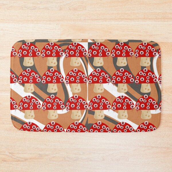 Item preview, Weirdcore mushroom abstract background designed and sold by ClockInClockOut.