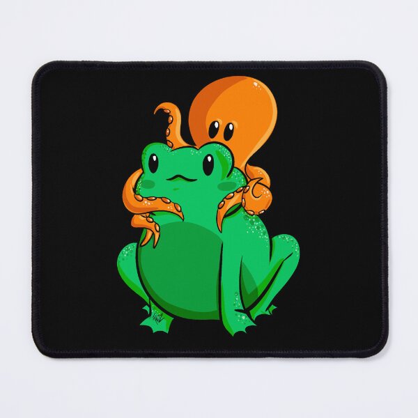 Item preview, Octopus piggyback on a frog designed and sold by Fritzyfluff.