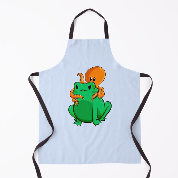 Item preview, Octopus piggyback on a frog designed and sold by Fritzyfluff.