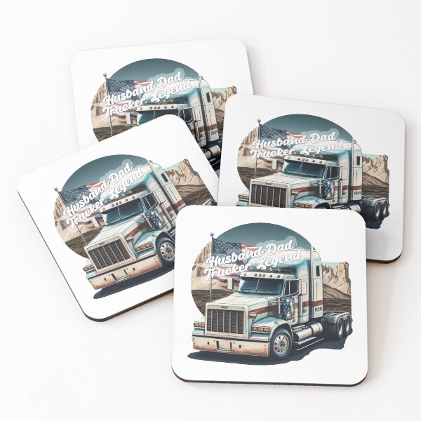 Item preview, Husband Dad Trucker Legend designed and sold by pixeldizajn.