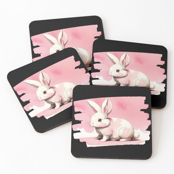 Item preview, Fluffy Pink Bunny designed and sold by MythicalSticker.