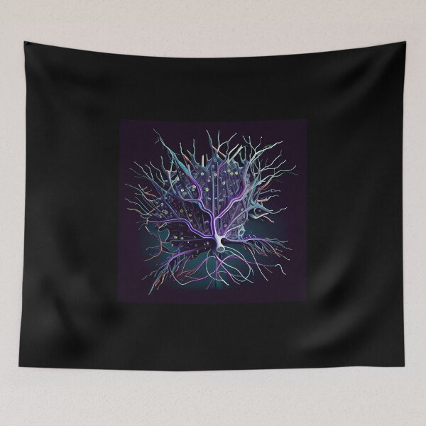 Item preview, Braincell Fiber Network Microchip designed and sold by PipikaArt.