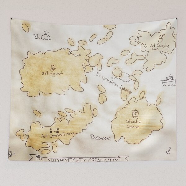 Item preview, The Land of Mighty Creativity designed and sold by Marian Hayes.