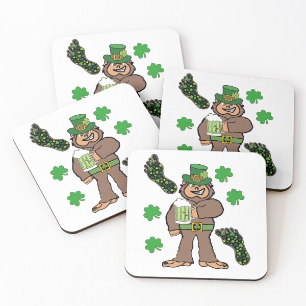 Item preview, Saint Patricks Day Bigfoot With Foot Prints designed and sold by GarnersDesigns.