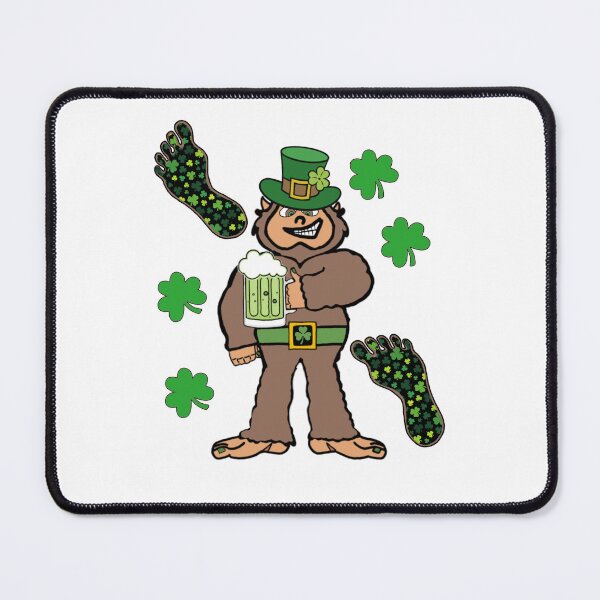 Item preview, Saint Patricks Day Bigfoot With Foot Prints designed and sold by GarnersDesigns.