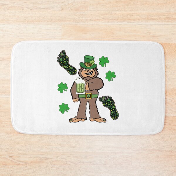 Item preview, Saint Patricks Day Bigfoot With Foot Prints designed and sold by GarnersDesigns.