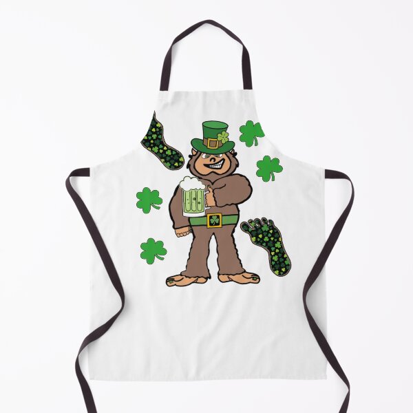 Item preview, Saint Patricks Day Bigfoot With Foot Prints designed and sold by GarnersDesigns.