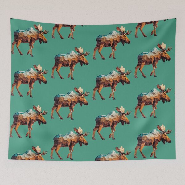 Item preview, Geometric Moose designed and sold by luisraultg.
