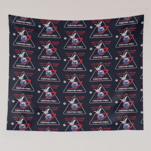 Item preview, NASA OSIRIS-REx mission logo: Welcome Home designed and sold by SolidEarthArt.
