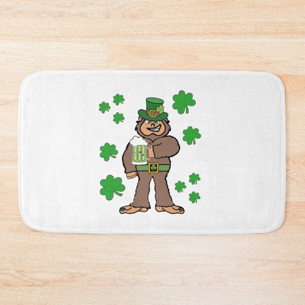 Item preview, Saint Patricks Day Bigfoot With Shamrocks designed and sold by GarnersDesigns.