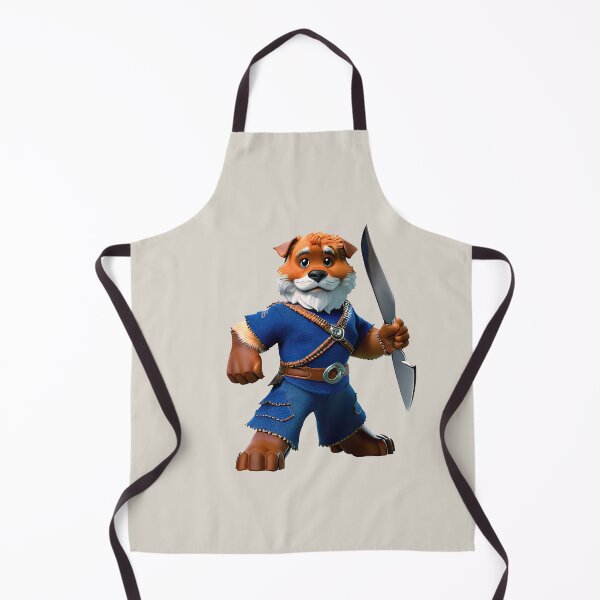Item preview, Dog with knife designed and sold by Mebbotai.