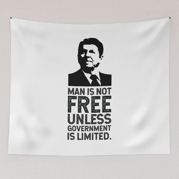 Item preview, The Reagan Quote (Limited Government) designed and sold by franklinprintco.