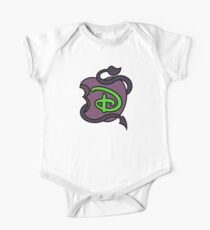 D2 Logo With Mal Colours Short Sleeve Baby One-Piece