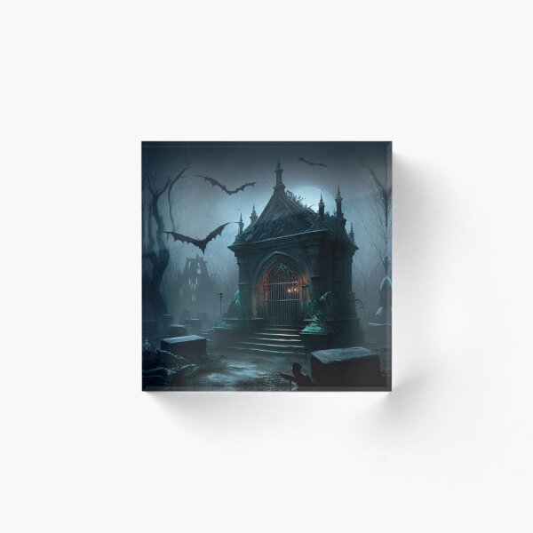 Item preview, Graveyard Mausoleum designed and sold by NevermoreFalls.