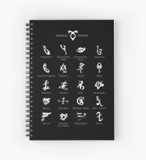 Runes map Spiral Notebook