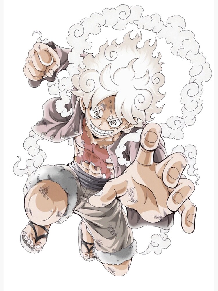 Luffy gear 5 Art Board Print by OnePieceSHOP