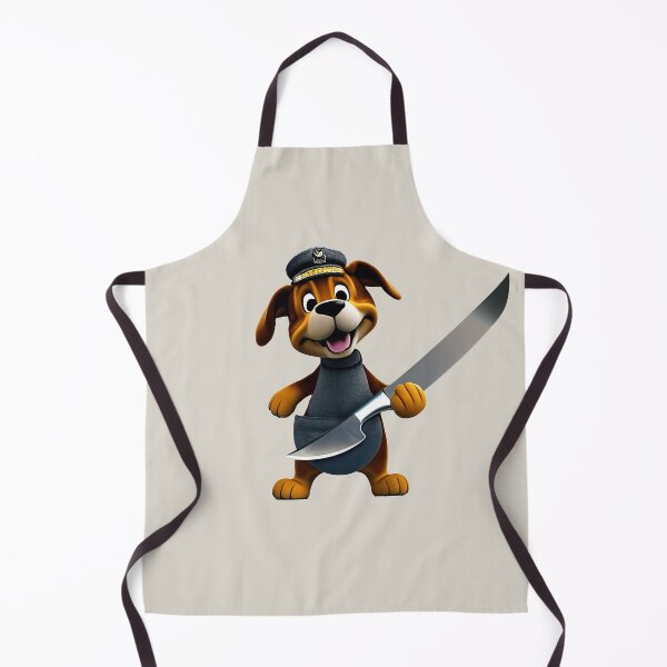 Item preview, Dog with knife designed and sold by Mebbotai.
