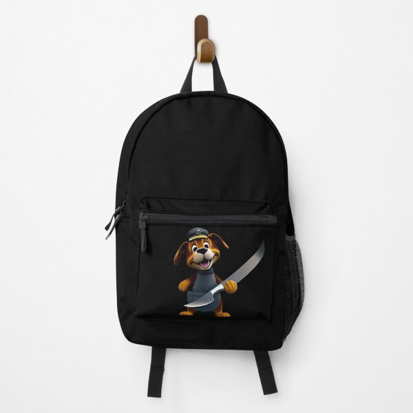 Item preview, Dog with knife designed and sold by Mebbotai.
