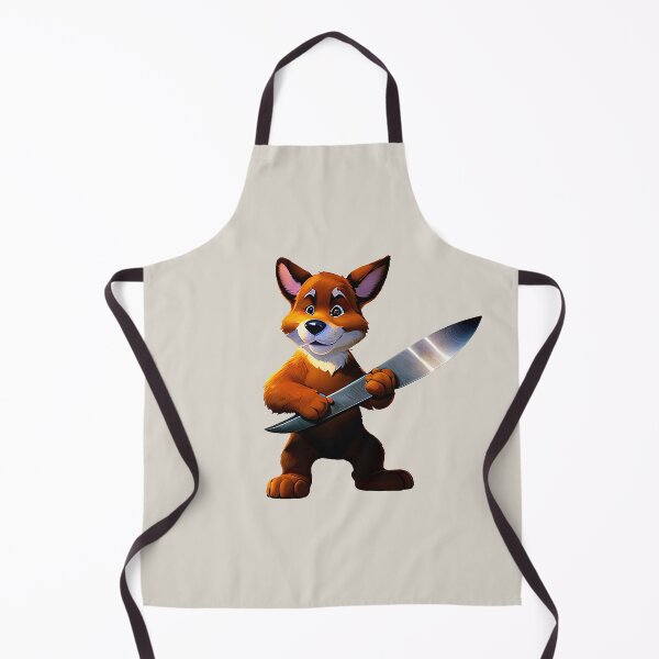 Item preview, Dog with knife designed and sold by Mebbotai.