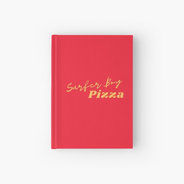 Artikel-Vorschau von Surfer Boy Pizza Stranger Things gelbes Logo, designt und verkauft von RoserinArt.