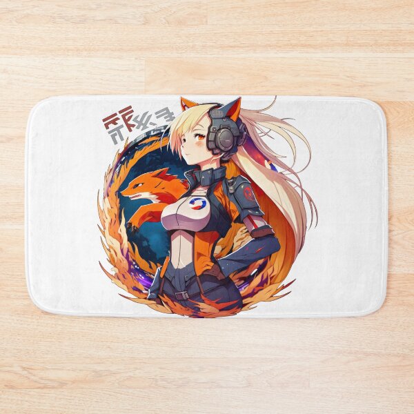 Item preview, Anime Girl Mozilla Firefox Parody designed and sold by NanarodsDesign.