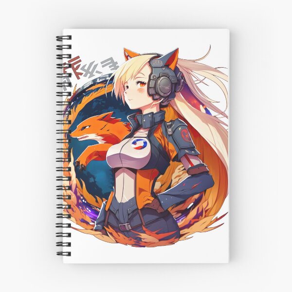 Item preview, Anime Girl Mozilla Firefox Parody designed and sold by NanarodsDesign.