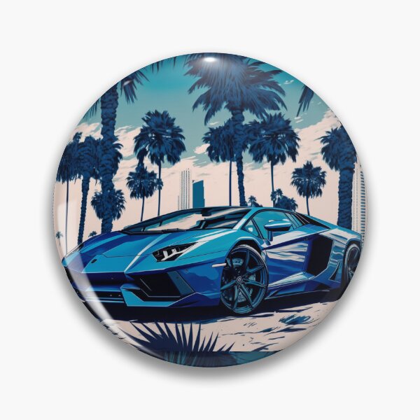 Item preview, Blue Sports Car  designed and sold by TheVaultArt.