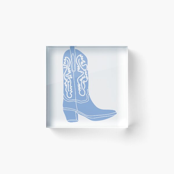 Item preview, Blue Cowboy Cowgirl Boot designed and sold by sluggishsloth.