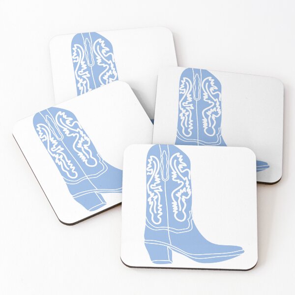 Item preview, Blue Cowboy Cowgirl Boot designed and sold by sluggishsloth.