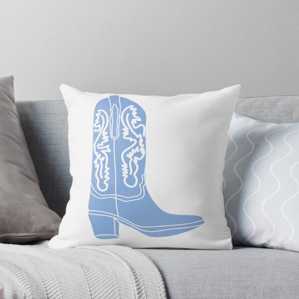 Item preview, Blue Cowboy Cowgirl Boot designed and sold by sluggishsloth.