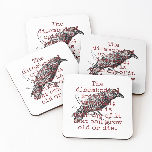 Item preview, The Disembodied Spirit Is Immortal - Death Quote  designed and sold by CrankyOldDude.