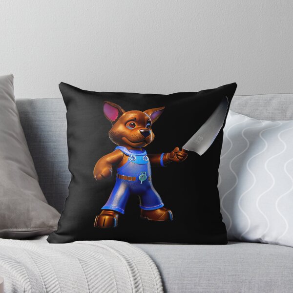Item preview, Dog with knife designed and sold by Mebbotai.