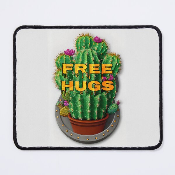 Item preview, Free Hugs - Cactus designed and sold by JoanNinjaHen.