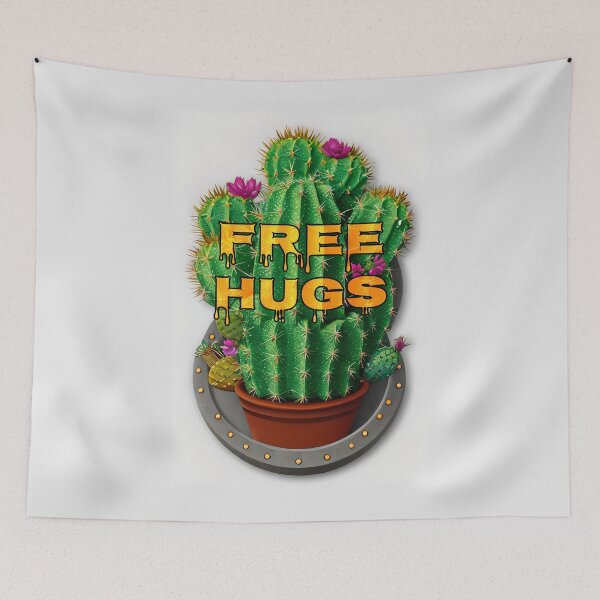 Item preview, Abrazos Gratis - Cactus designed and sold by JoanNinjaHen.