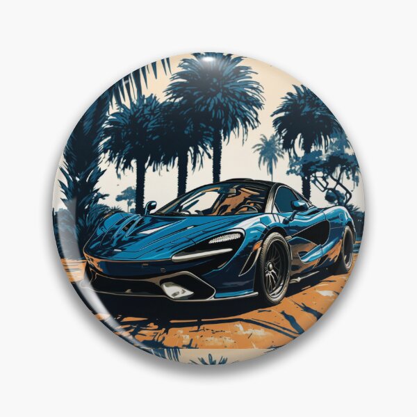 Item preview, Blue Sports Car  designed and sold by TheVaultArt.